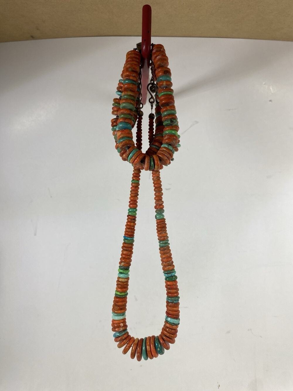 Turquoise & Coral Necklace and Bracelet Set – Sterling Silver Southwest